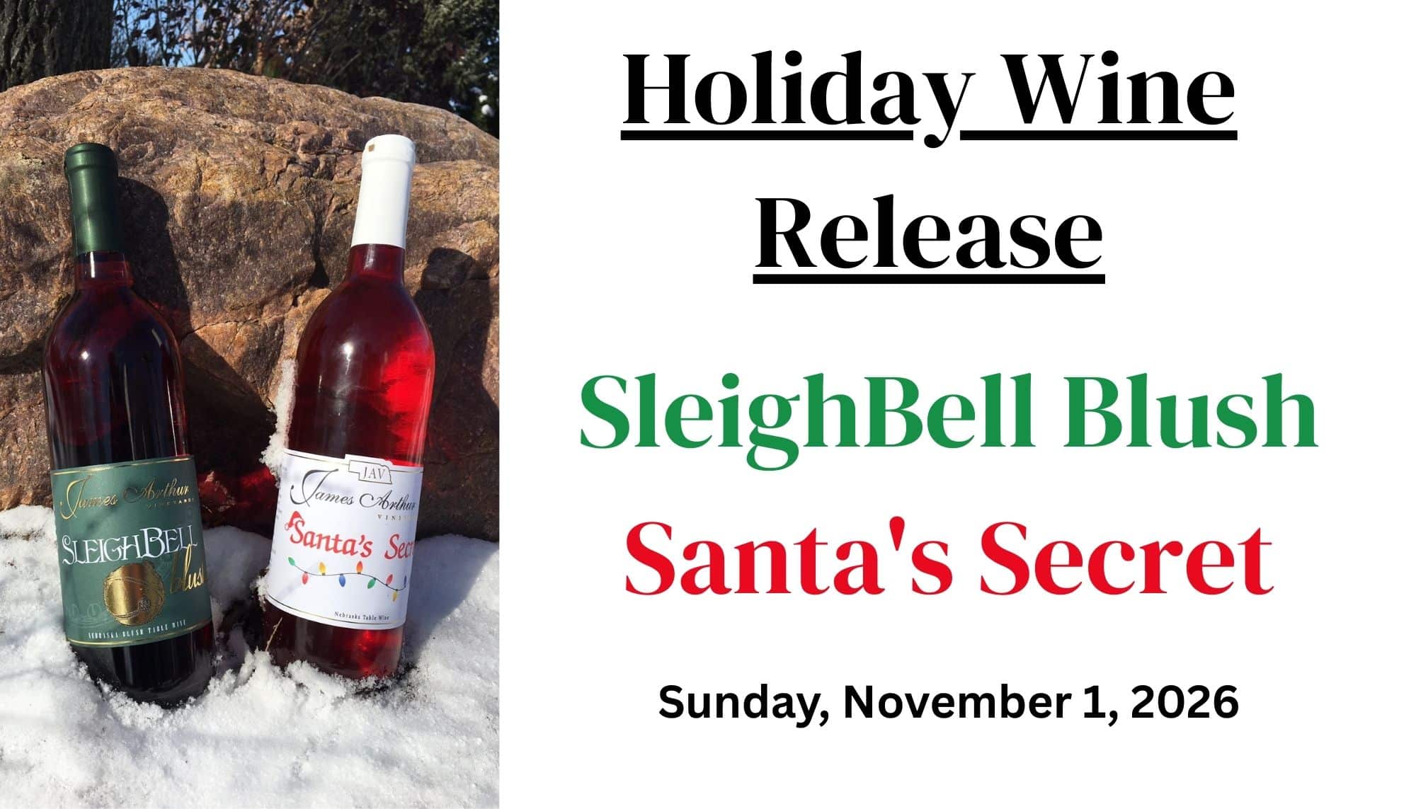 Holiday Wine Release